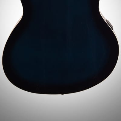 Ibanez TCY10E Talman Cutaway Acoustic-Electric Guitar, Transparent Blue Sunburst image 7