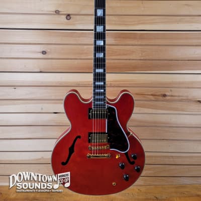 Epiphone 1959 ES-355 with Epiphone IBG Hard Case - Cherry Red image 2