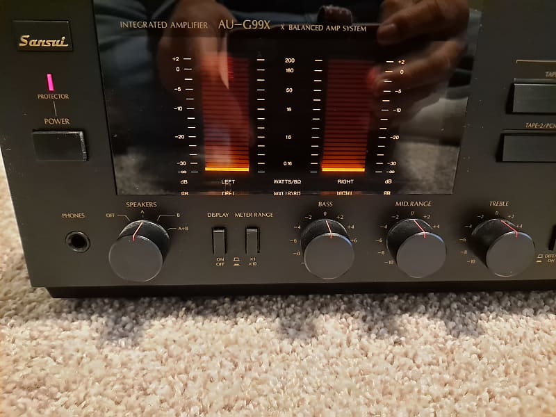 Sansui AU-G99X 1985 - Black | Reverb