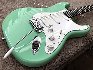 Fender Jeff Beck Artist Series Stratocaster with Lace Sensor Pickups 1991 -  2000 Surf Green