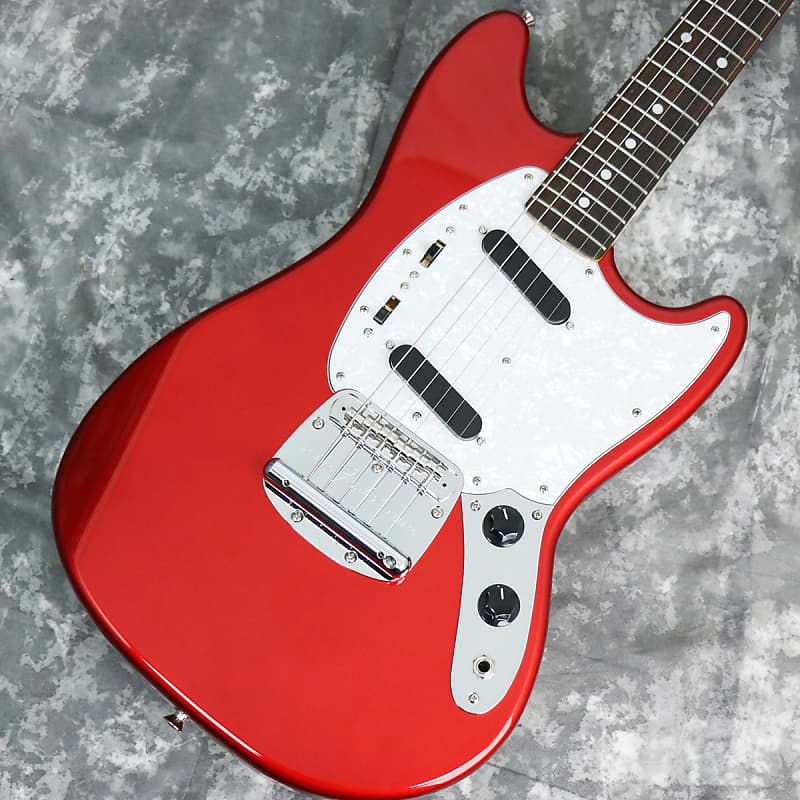 Fender Japan Traditional 70s Mustang Candy Apple Red - Shipping