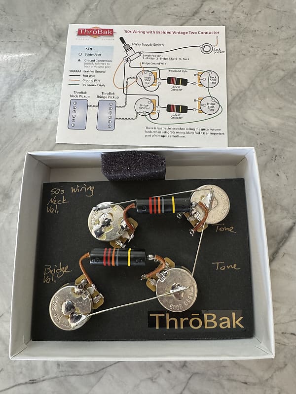 Throbak 50s Wiring Harness Reverb 8356