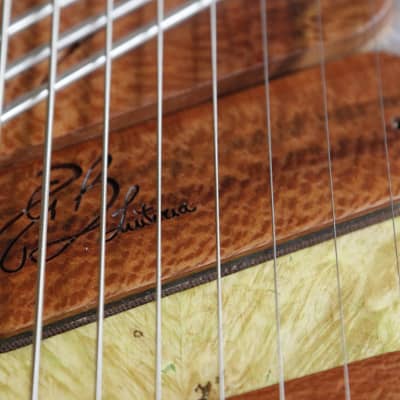 GB Liuteria Boutique guitar Sephiroth 8 string fanned image 8
