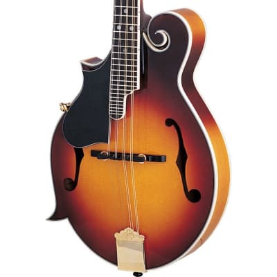 Oscar Schmidt OM40LH Left-Handed F-Style Acoustic Mandolin, Tobacco Sunburst image 2