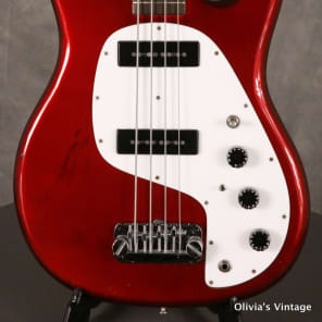Guild SB-202 Bass  1982 Candy Apple Red image 1
