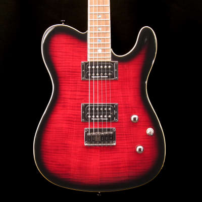 Fender Special Edition Custom Telecaster FMT HH, Black Cherry Burst image 1