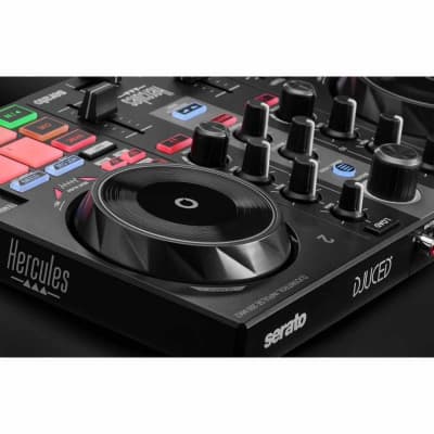 Hercules DJCONTROL INPULSE 200 MK2 Serato Lite DJ Controller w Desk Speakers image 3