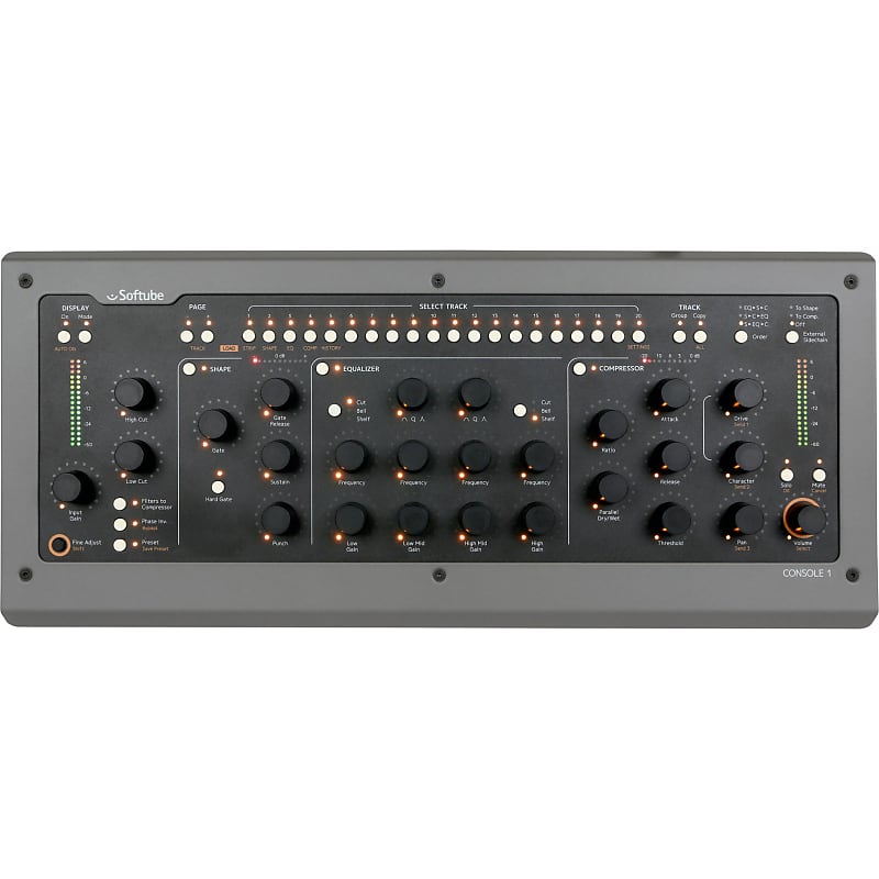 Softube Console 1 MKII Hardware and Software Mixer with Integrated UAD Control image 1