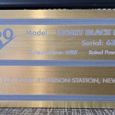 Supro 1696RTH Black Magick Reverb 25 Watt Tube Guitar Head Amplifier image 11