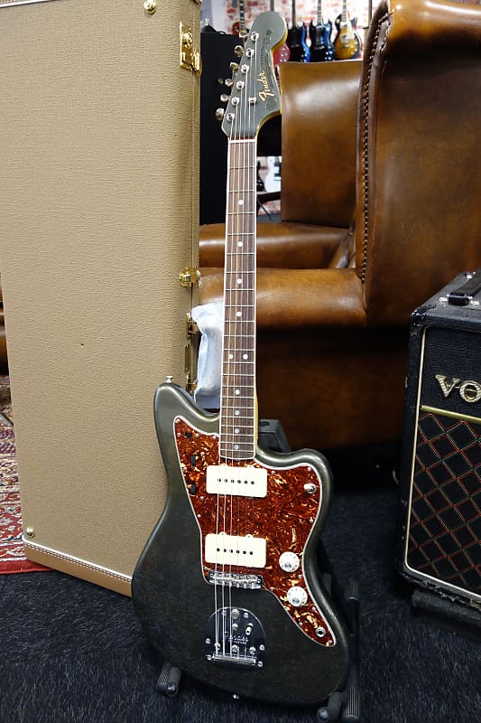 Fender Custom Shop 1966 Jazzmaster LCC Aged Charcoal Frost Reverb