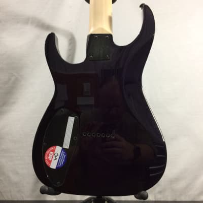 ESP LTD SH-207FM Brian Head Welch 7-String Guitar, Flame Maple, See Thru Purple image 4