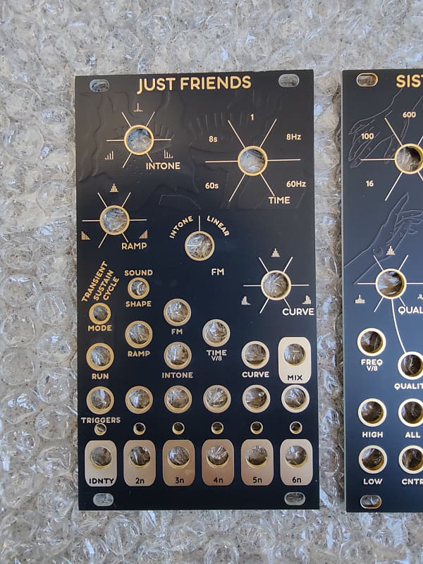 Mannequins Just Friends (Black Panel Only) Black & Gold Reverb UK