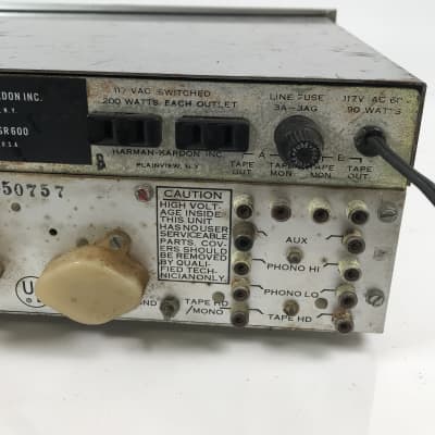 Harman Kardon SR600 – Solid State AM/FM Stereo Receiver image 4