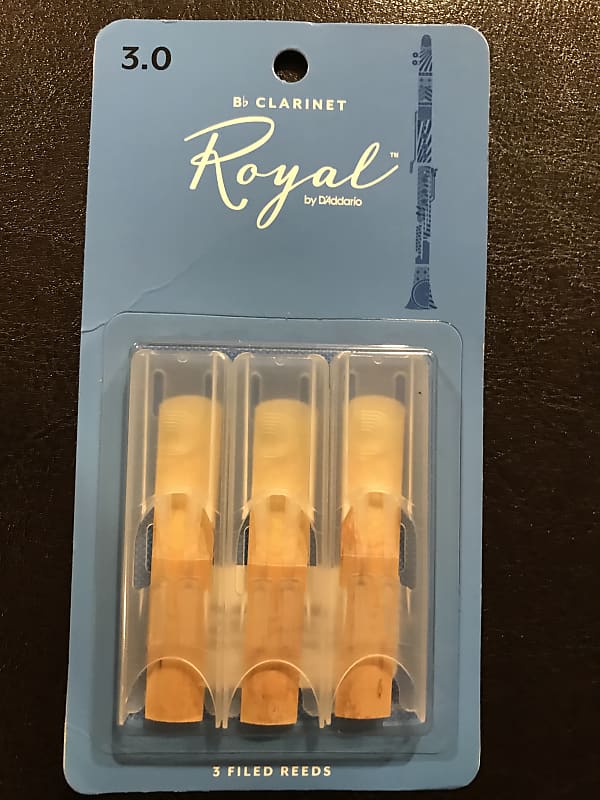 Royal Clarinet Reed 3-pack Strength 3.0 image 1