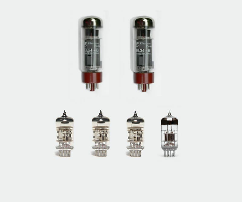 EL34 & 12AX7/ECC83 12AU7/ECC82 Valve kit for Vox AC50 Reverb UK