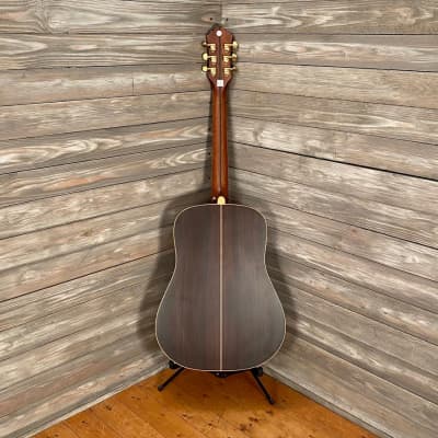 Vantage VD-500S All Solid Dreadnaught Acoustic Guitar Natural Satin (4808-SR) image 8