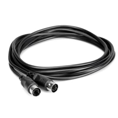 Hosa MID-320BK MIDI Cable 20 Ft Cable [Three Wave Music] image 2