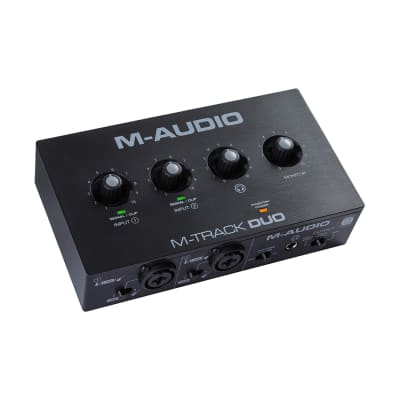 M-Audio M-Track Duo 48-KHz, 2-Channel USB Audio Recording Streaming Interface image 2
