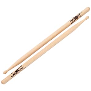 Zildjian 2BWN Hickory Series 2B Wood Tip Drum Sticks