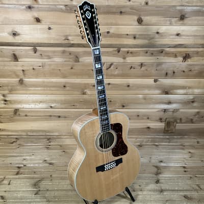 Guild F-512E Maple Blonde 12 String Guitar - Maple Blonde image 2