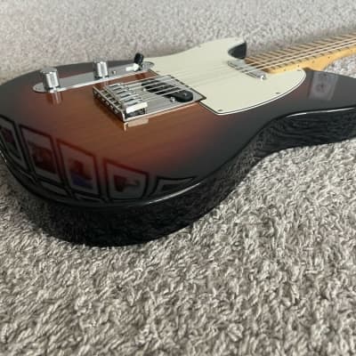 Fender Player Series Telecaster 2018 Sunburst MIM Lefty Left-Handed Guitar image 3