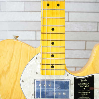 Fender American Vintage II '72 Telecaster Thinline - Aged Natural image 3