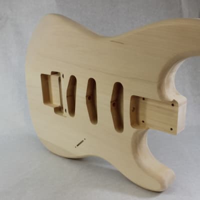 Unfinished Basswood SSS guitar body - fits Fender Strat Stratocaster neck Floyd Rose J692 image 7