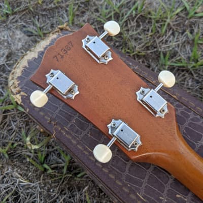Vintage 1962 Gibson TG-0 Tenor Acoustic Guitar Original Gator Case No Repairs Original Sales Receipt image 11