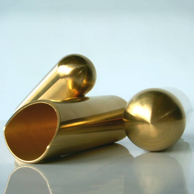Mint The Rock Slide BTRS-MB Brass Balltip Guitar Slide, Medium, Ring Size 8 - 10.5 image 1