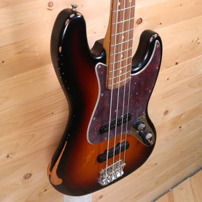 Fender Limited Edition 60th Anniversary Road Worn Jazz Bass - 3-Color Sunburst image 3