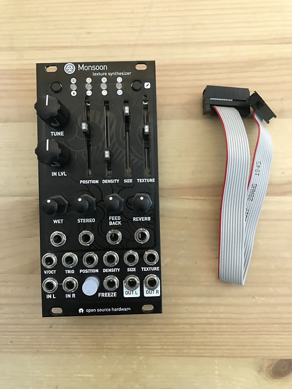 Jak Plugg Monsoon Black Panel - Mutable Instruments Clouds Clone | Reverb