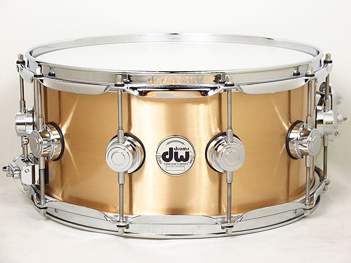 DW BZB1465SD/BRONZE/C Collector's Metal Snare Drum / Brushed Bronze 6.5×14