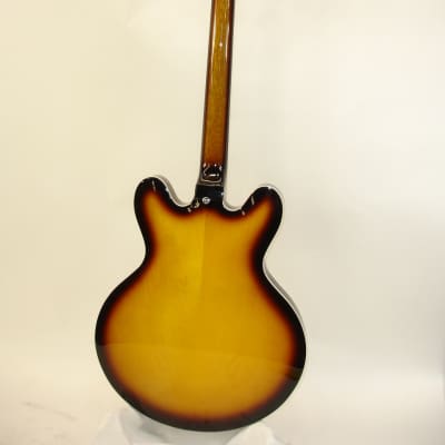 Stagg 335 Copy Semi-Hollow Electric Guitar, Brown Sunburst image 15