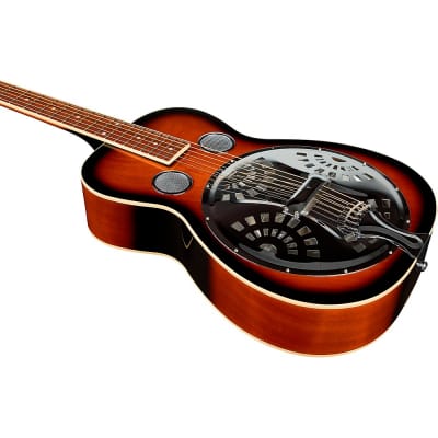 Gold Tone Paul Beard Round Neck Resonator Guitar Left Handed Regular Sunburst image 5