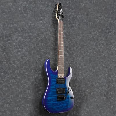 Ibanez Gio GRGA120QA Electric Guitar (Trans Blue Burst) image 3