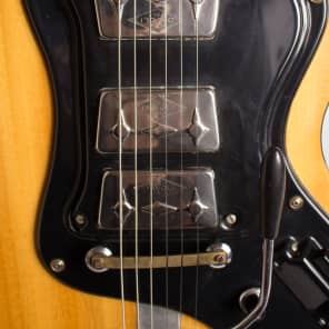 Wandre  Polyphon Beta Semi-Hollow Body Electric Guitar (1964), black hard shell case. image 9