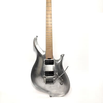 KOLOSS GT5 Aluminum Body Locking Machine Head Electric Guitar + Bag - White Satin image 19