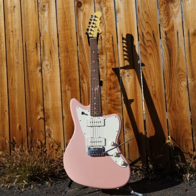G&L USA Fullerton Deluxe Doheny Shell Pink 6-String Electric Guitar w/ Deluxe Gig Bag NOS image 3