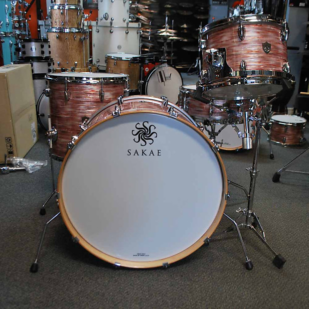Sakae Trilogy Pink Oyster Drums - used - 13/16/24 | Reverb