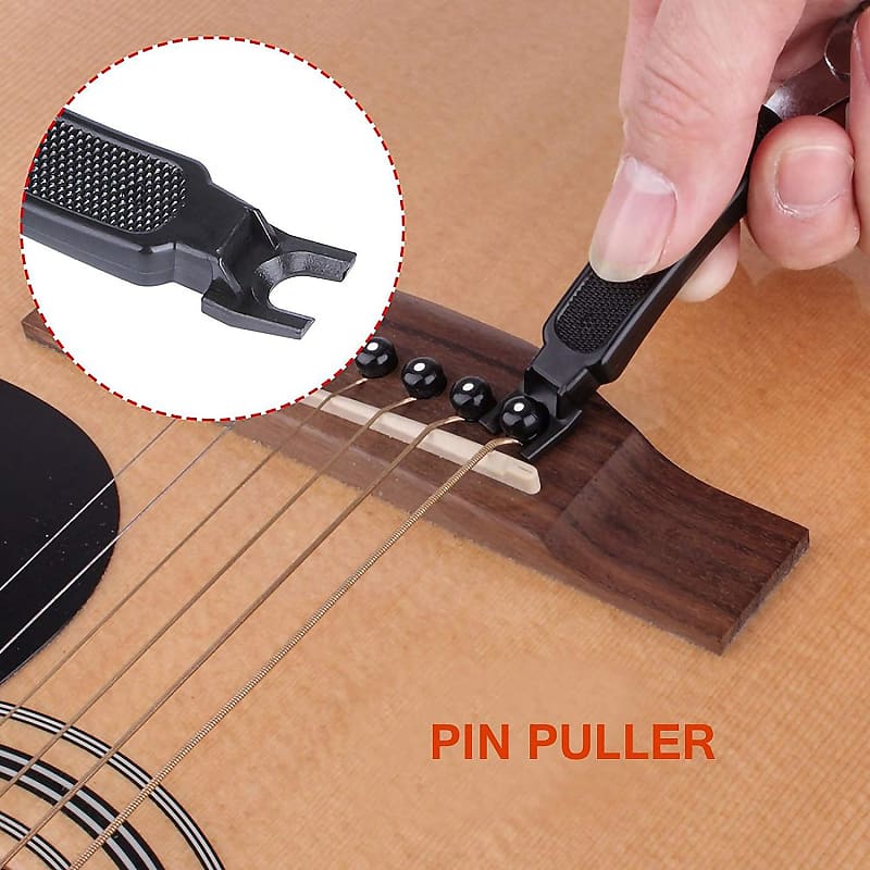 Guitar String Winders Cutter 3 In 1 Guitar String Cutter Guitar String  Winder Guitar Bridge Pin Puller,Guitar Repair Tool.