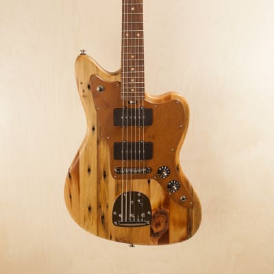 Strack Guitars Jazzmaster  Rustic Reclaimed Pine Douglas Fir handmade custom image 5
