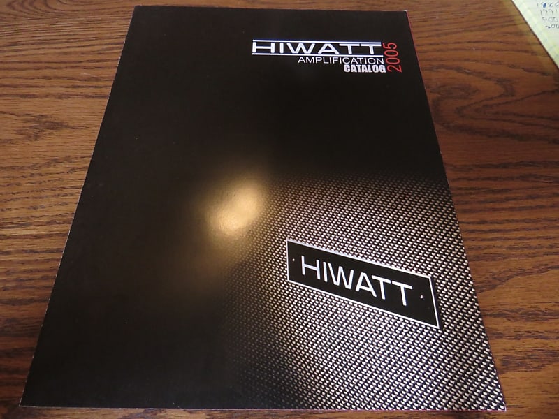 Hiwatt Catalog 2005 Reverb