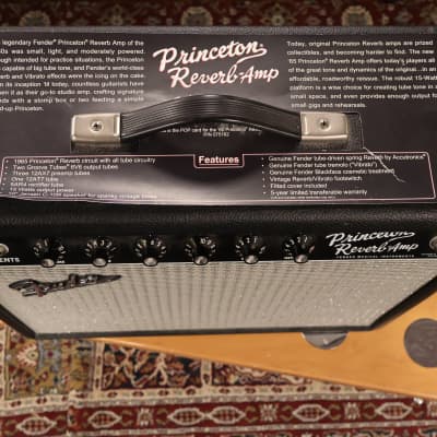 Fender '65 Princeton Reverb 230V EUR (USED) image 2