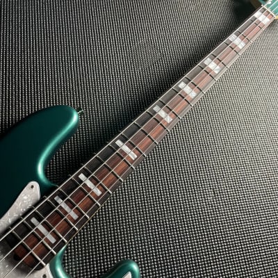 Fender Adam Clayton Jazz Bass, Rosewood- Sherwood Green Metallic (US23109798) image 7