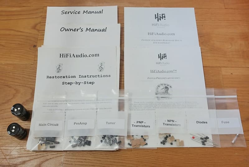 Yamaha CR-400 restoration kit filter capacitor repair rebuild fix  			