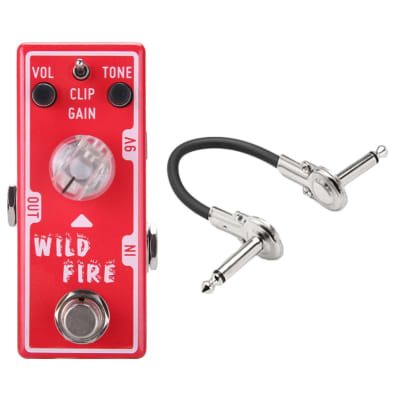 New Tone City Wild Fire Distortion Mini Guitar Effects Pedal image 1