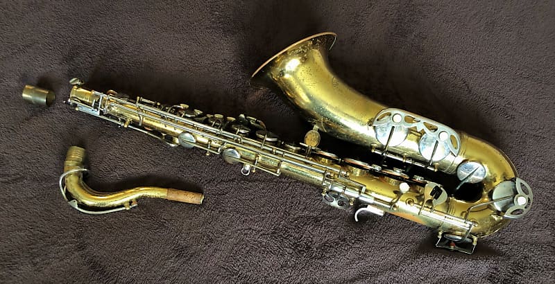 Evette Schaeffer Tenor Saxophone 1920-1921 - Brass & chrome | Reverb