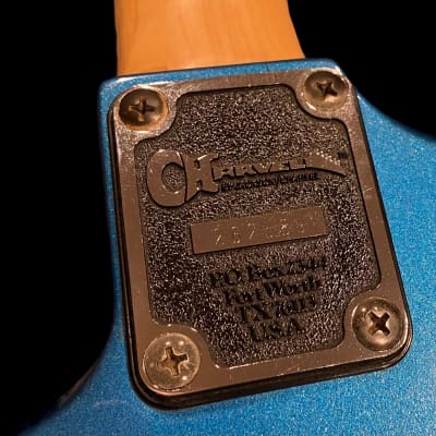 Charvel Model 3A - Circa 1987 1988 - Electric Blue - Made in Japan - MIJ - w/ OHSC image 12