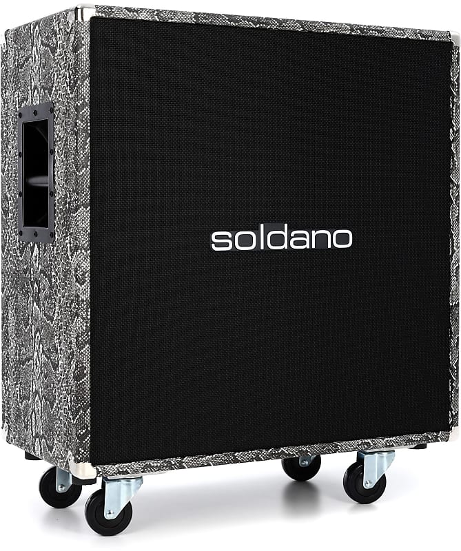 Soldano 412 Straight Cabinet 4x12" Extension Cabinet - Snake Skin image 1
