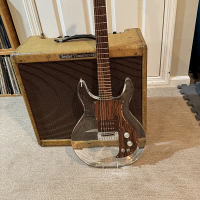 Ampeg Dan Armstrong Lucite Guitar 1970 - Clear for sale